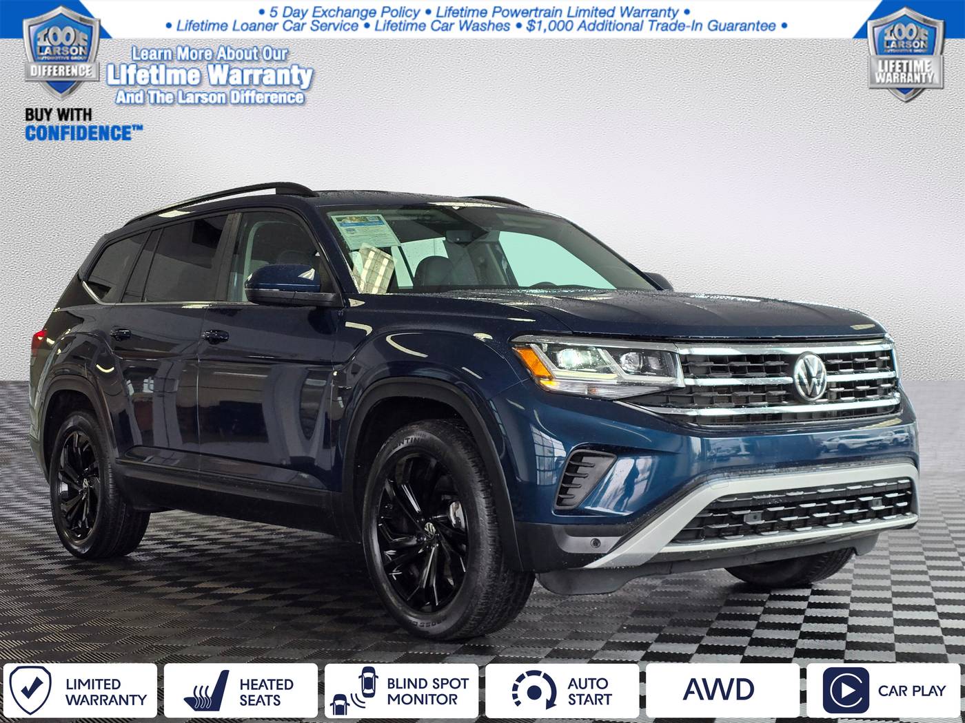 2022 Volkswagen Atlas SE with Technology — SUV — 56,269 mi — Tacoma, WA