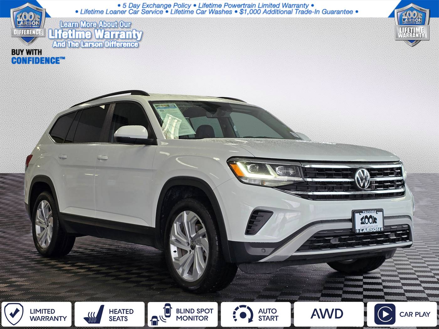 2022 Volkswagen Atlas SE with Technology — SUV — 49,574 mi — Tacoma, WA