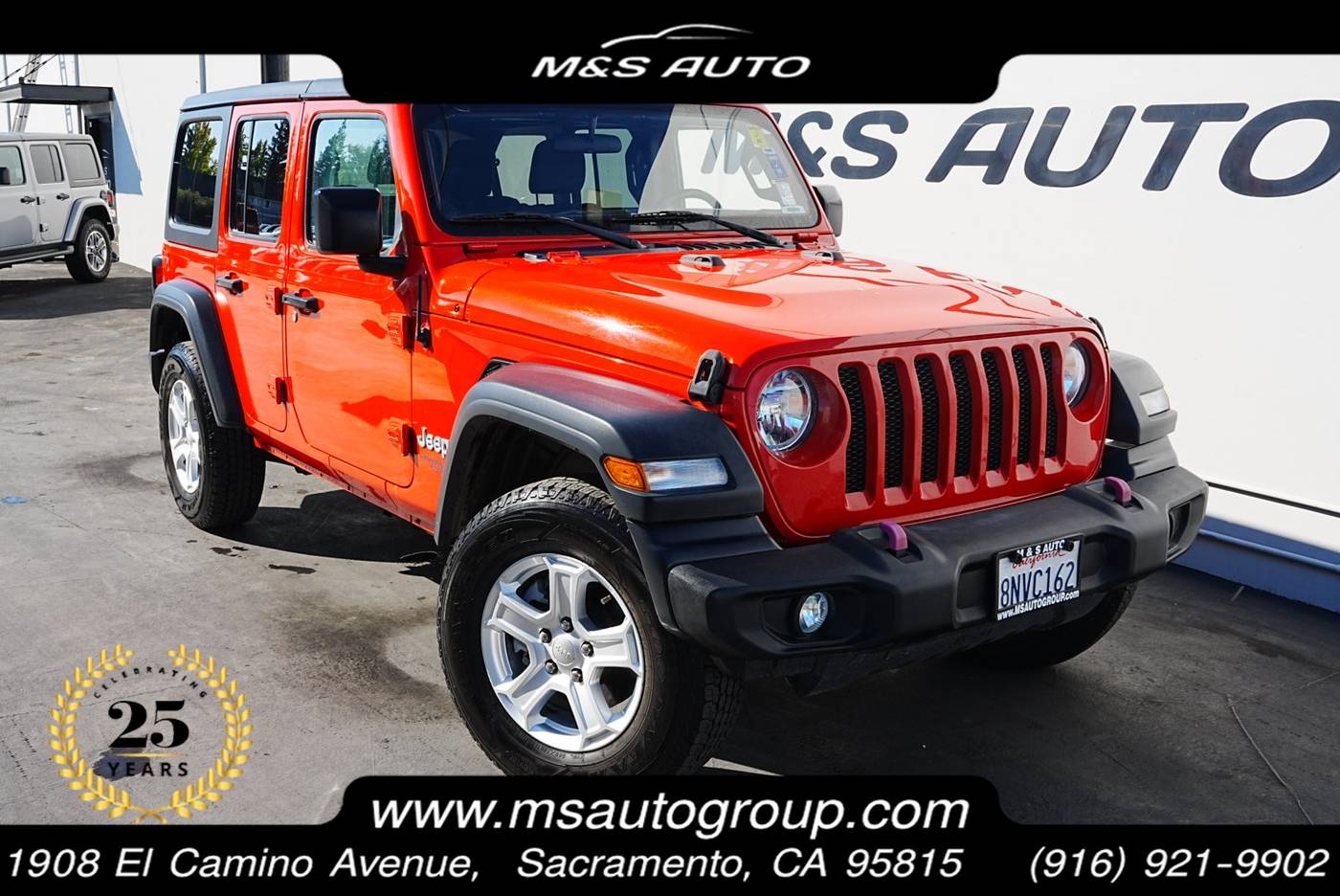 2020 Jeep Wrangler Sport S — SUV — 86,518 mi — Sacramento, CA