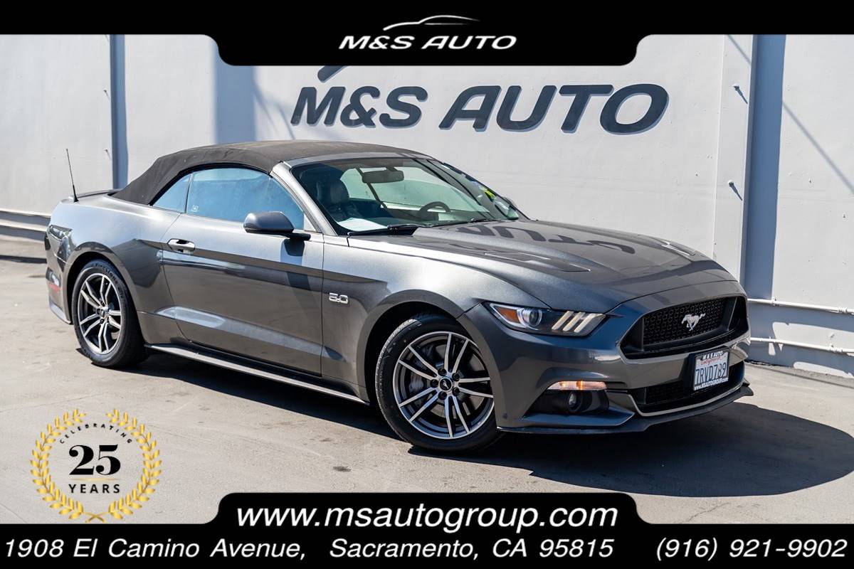 2016 Ford Mustang GT Premium — Convertible — 85,275 mi — Sacramento, CA