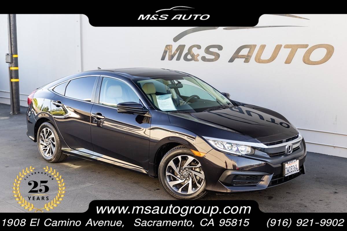 2016 Honda Civic EX — Sedan — 123,859 mi — Sacramento, CA