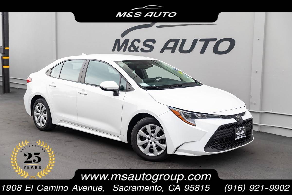 2021 Toyota Corolla LE — Sedan — 75,480 mi — Sacramento, CA