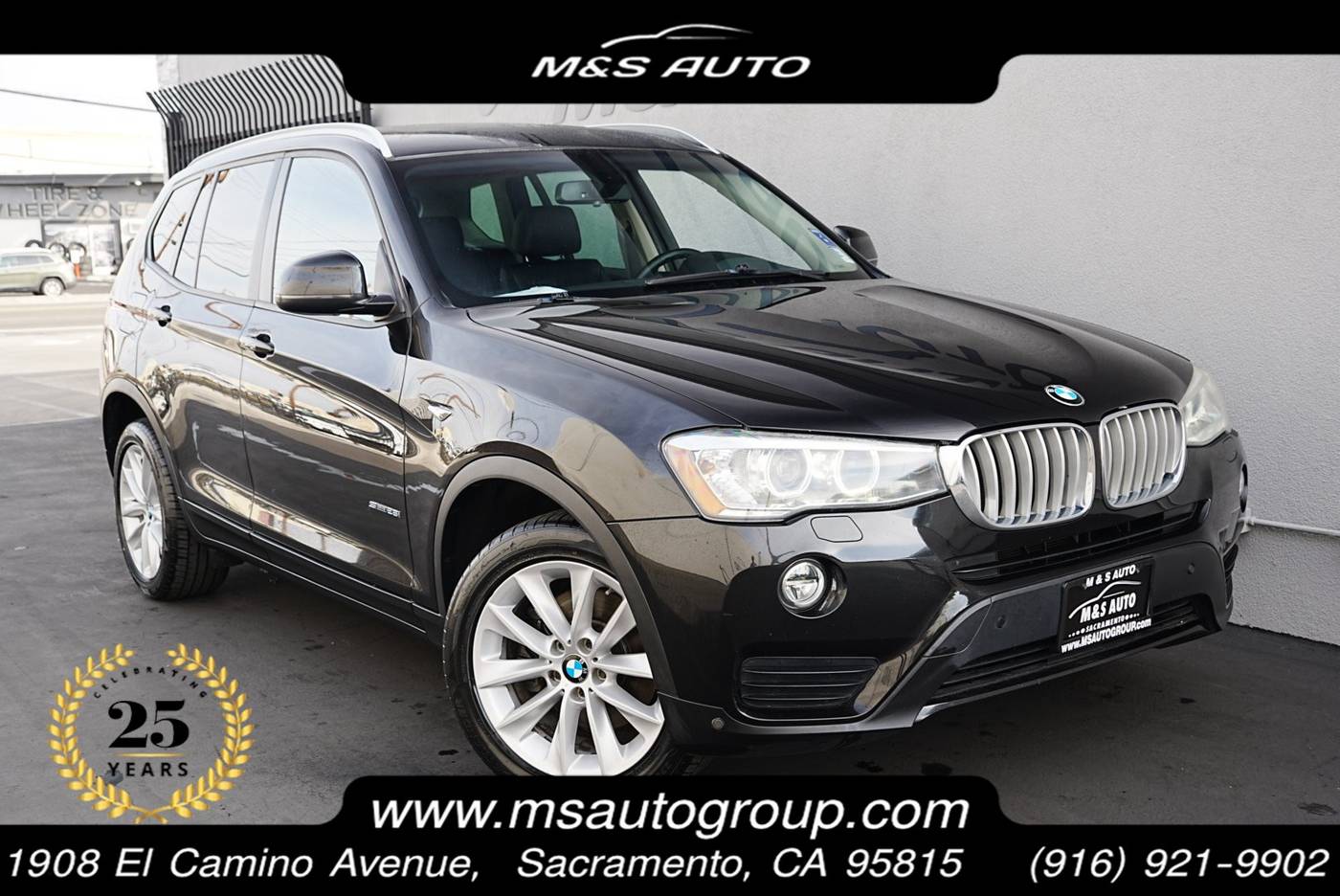 2017 BMW X3 28i — SUV — 74,886 mi — Sacramento, CA