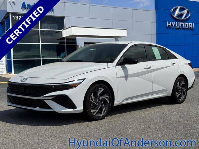 2025 Hyundai Elantra Hybrid Blue — Sedan — 3,764 mi — Anderson, SC