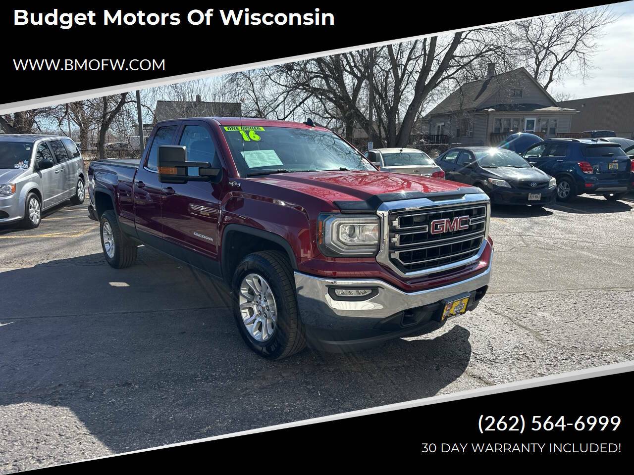 2016 GMC Sierra 1500 SLE — Pickup Truck — 132,229 mi — Racine, WI