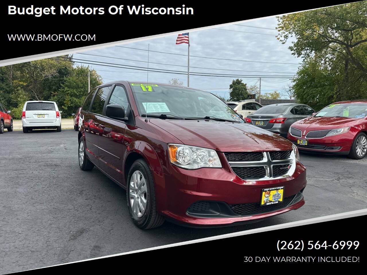 2017 Dodge Grand Caravan SE — Minivan — 97,102 mi — Racine, WI
