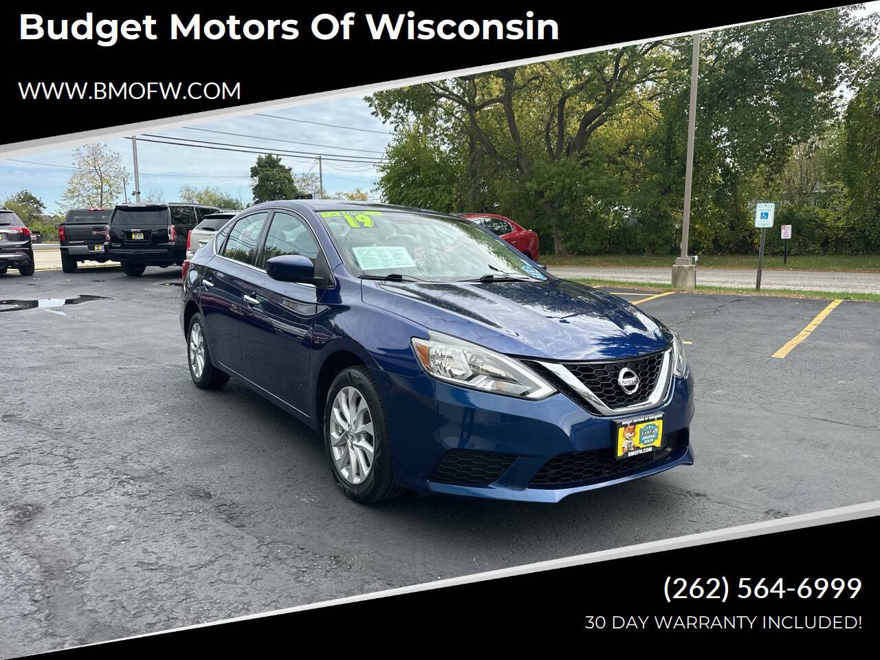 2019 Nissan Sentra SV — Sedan — 113,866 mi — Racine, WI