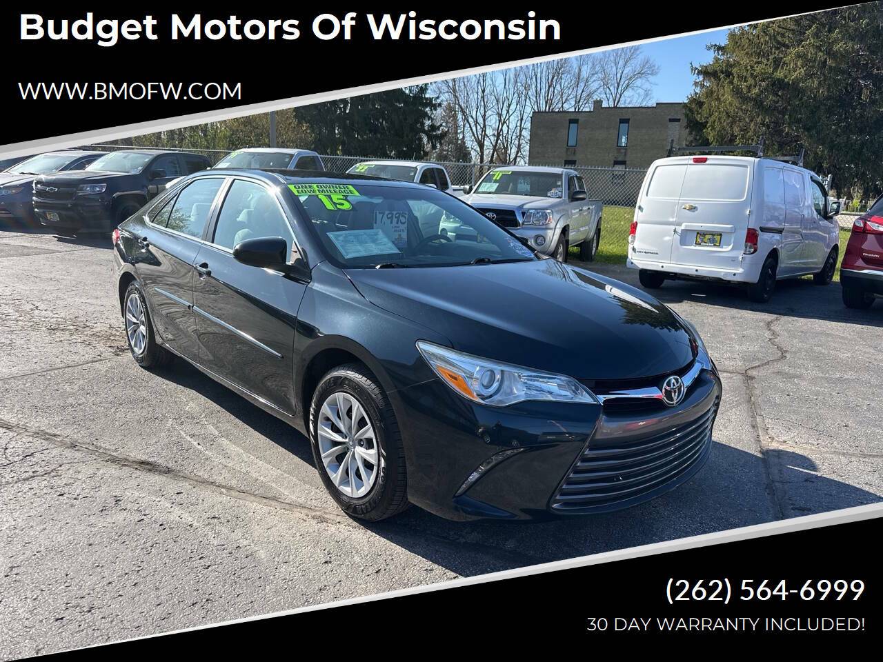 2015 Toyota Camry LE — Sedan — 47,147 mi — Racine, WI