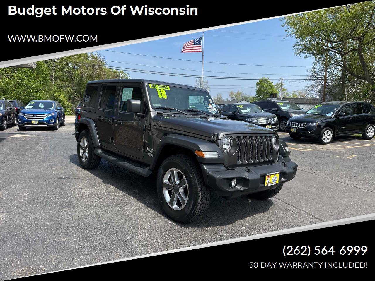 2018 Jeep Wrangler Sport S — SUV — 122,863 mi — Racine, WI