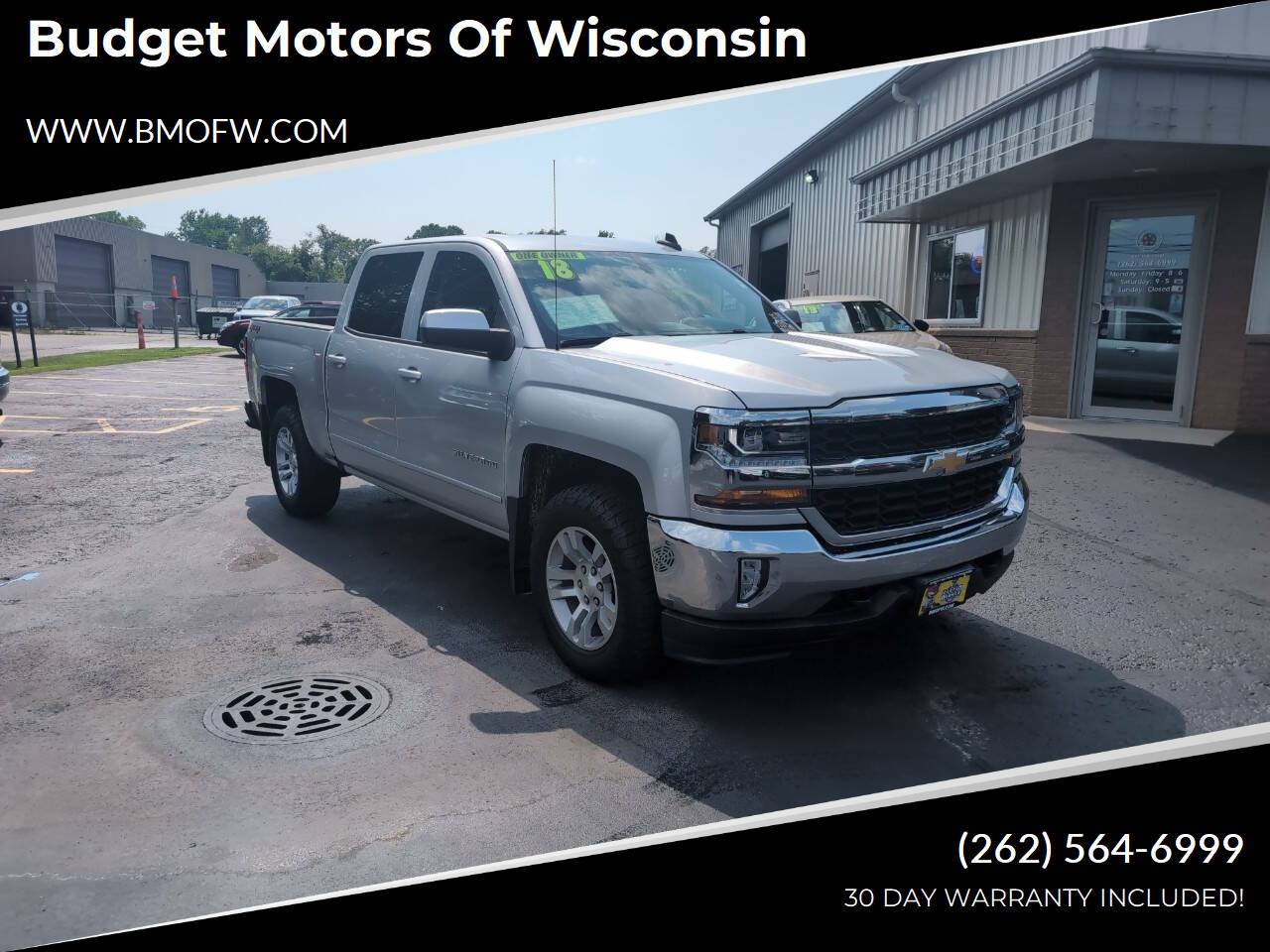 2018 Chevrolet Silverado 1500 LT — Pickup Truck — 143,062 mi — Racine, WI