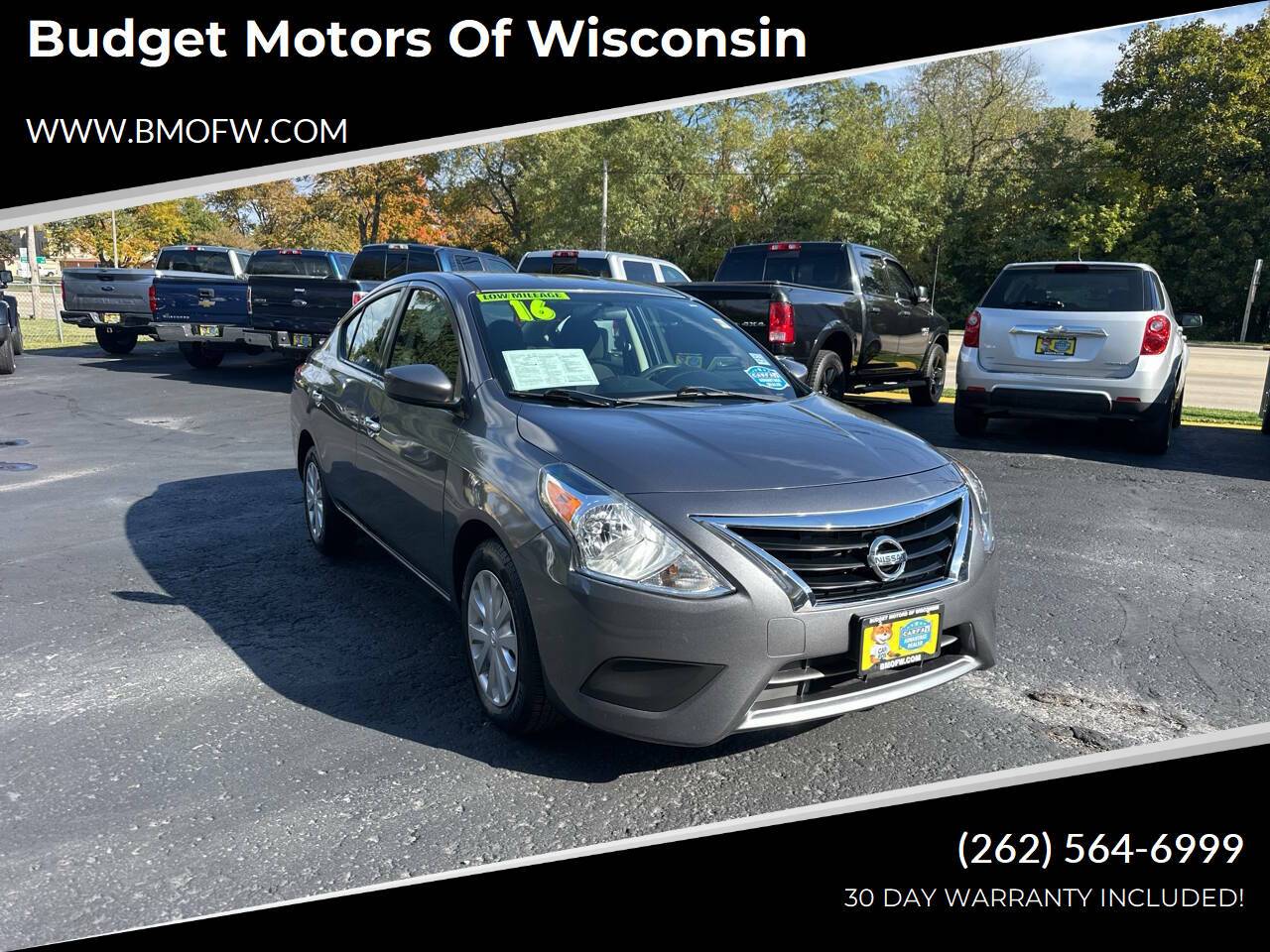 2016 Nissan Versa 1.6 SV — Sedan — 98,491 mi — Racine, WI