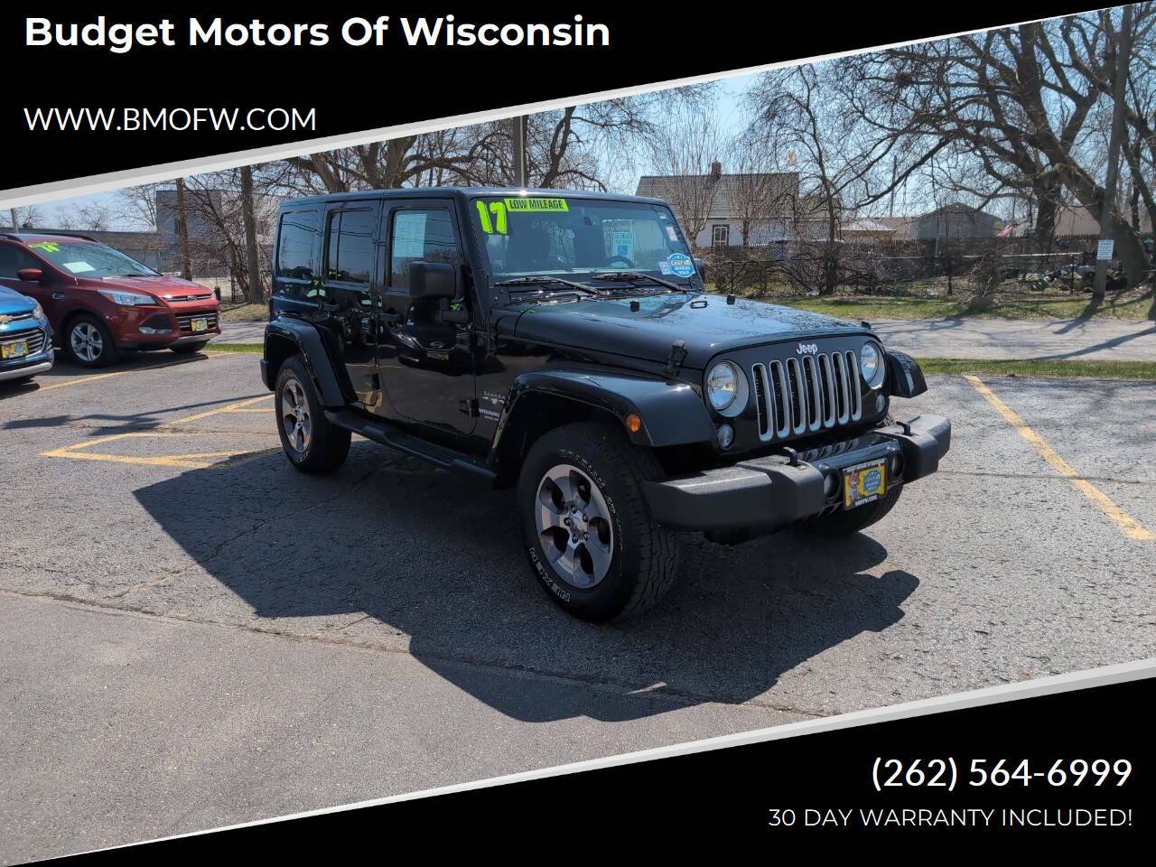 2017 Jeep Wrangler Sahara — SUV — 83,584 mi — Racine, WI