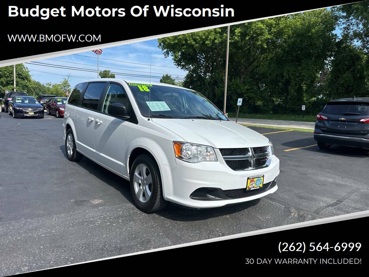 2018 Dodge Grand Caravan SE — Minivan — 114,000 mi — Racine, WI