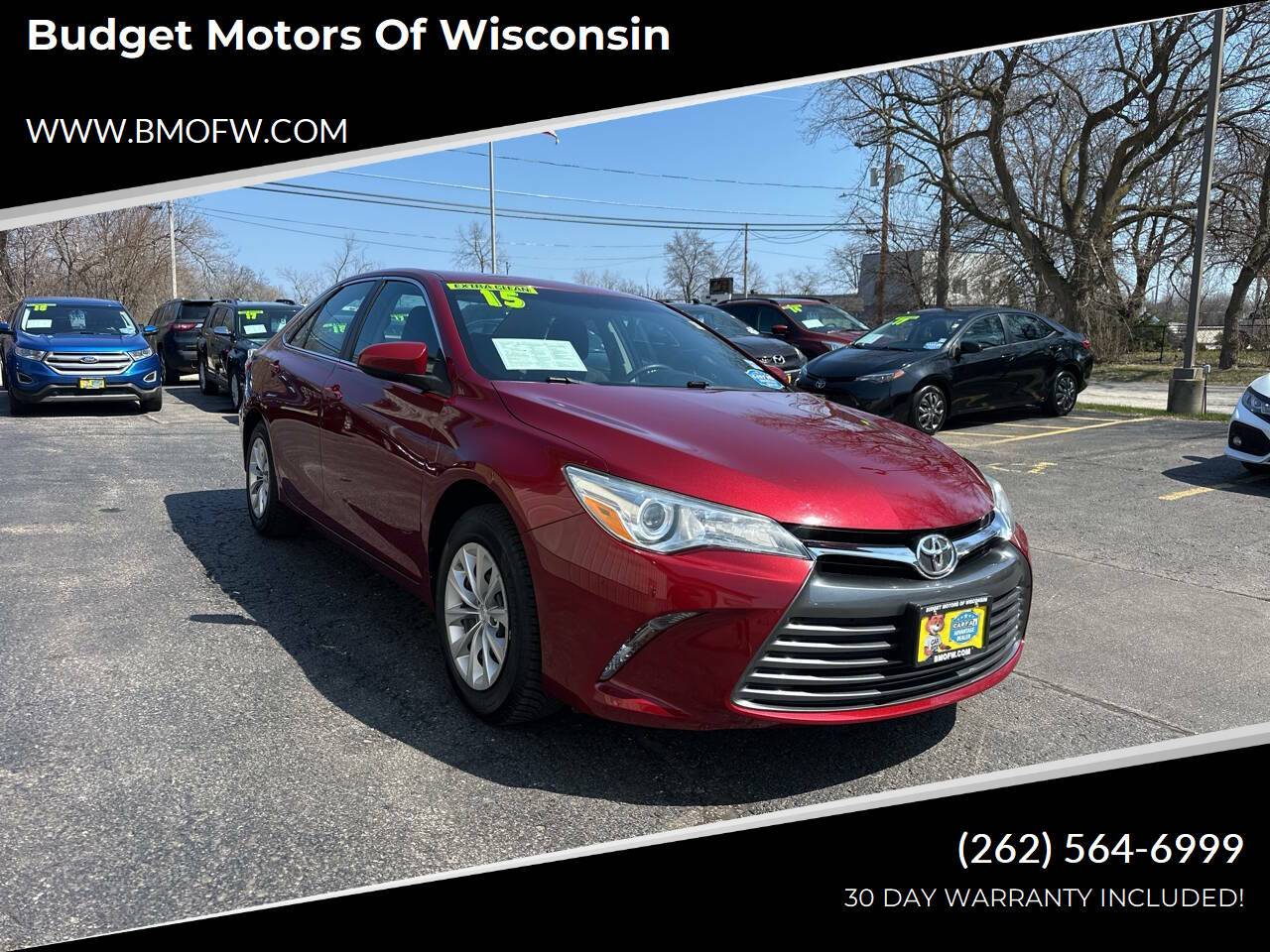 2015 Toyota Camry LE — Sedan — 114,193 mi — Racine, WI