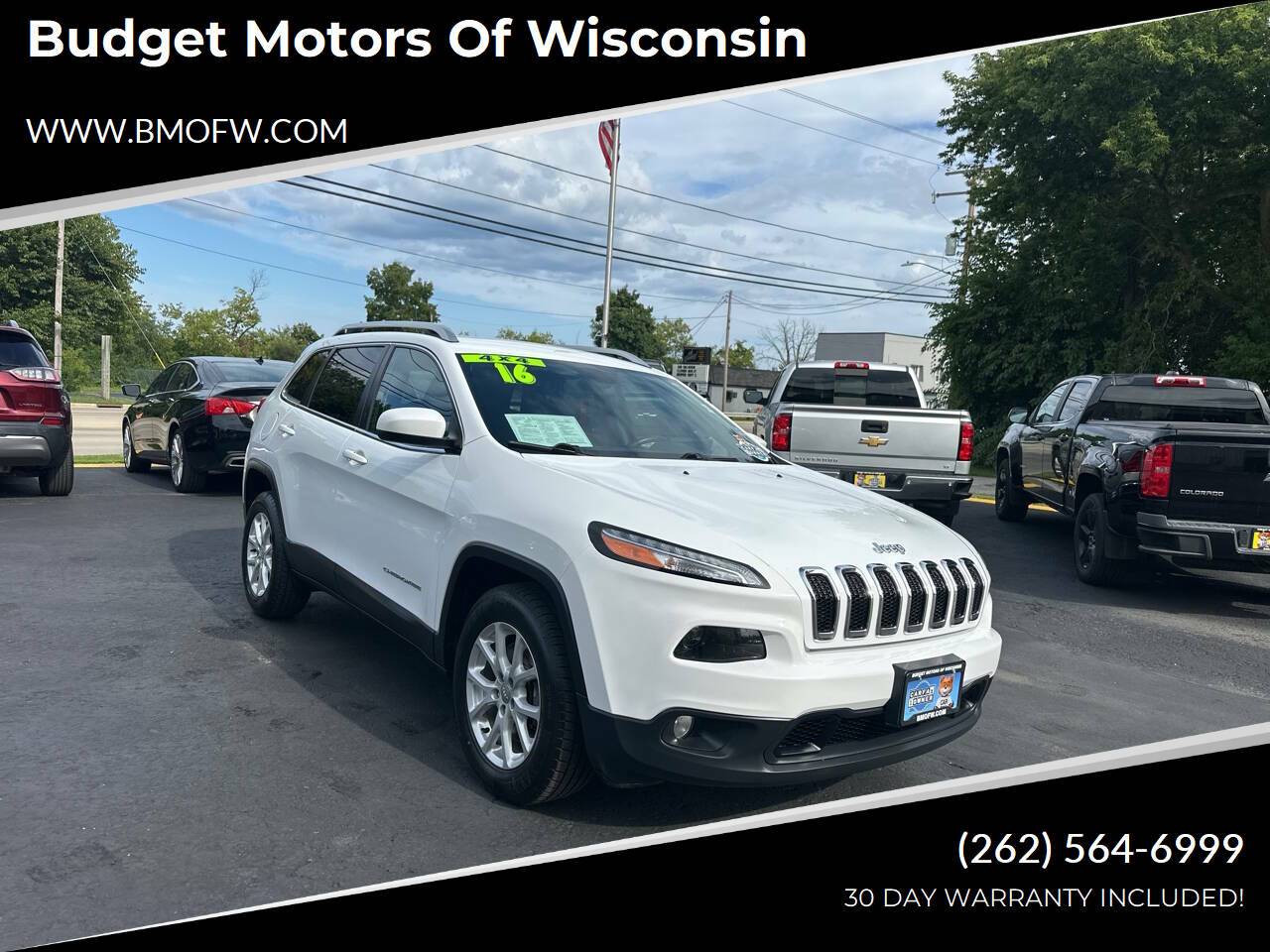 2016 Jeep Cherokee Latitude — SUV — 108,638 mi — Racine, WI