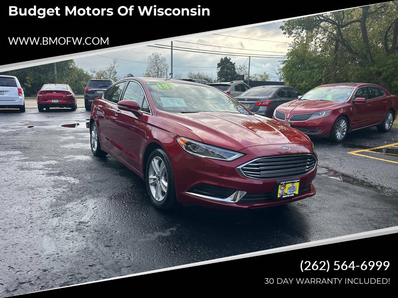 2018 Ford Fusion SE — Sedan — 142,956 mi — Racine, WI