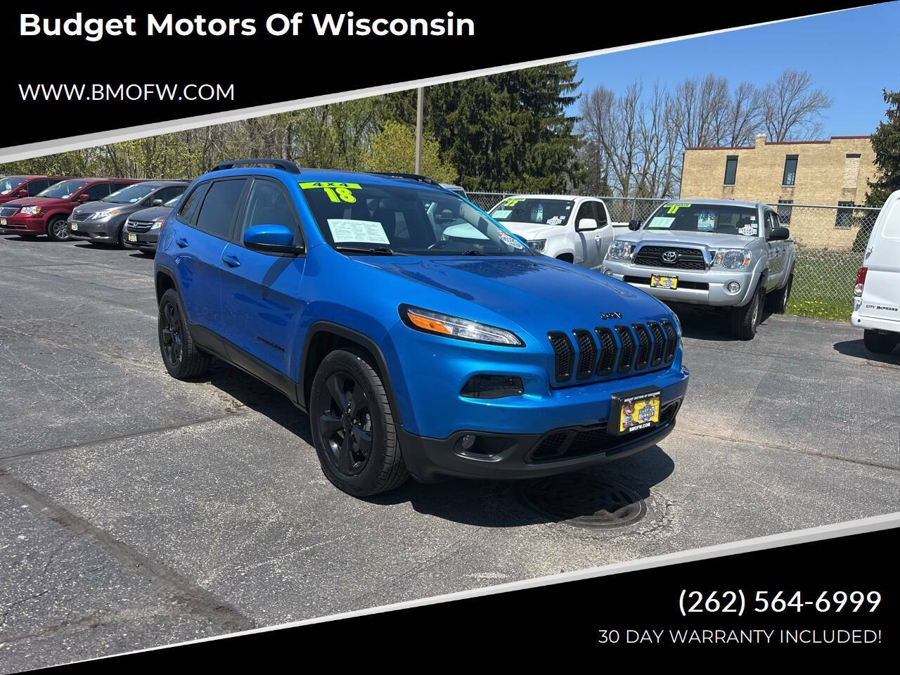 2018 Jeep Cherokee Latitude — SUV — 83,096 mi — Racine, WI