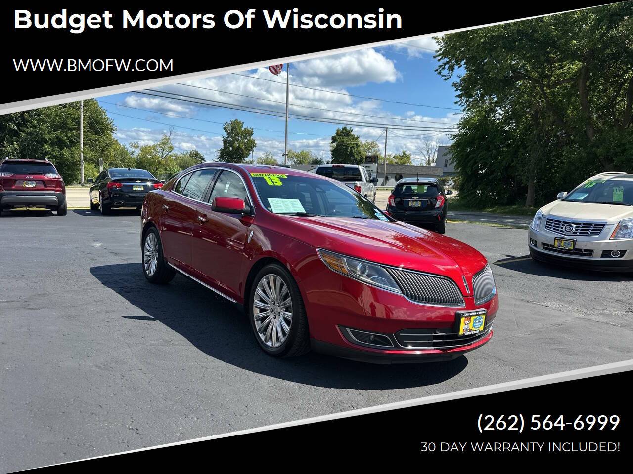 2013 Lincoln MKS Standard — Sedan — 72,865 mi — Racine, WI