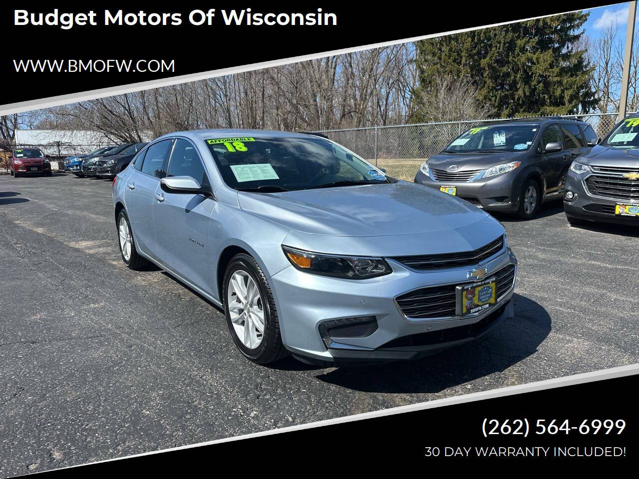 2018 Chevrolet Malibu LT — Sedan — 131,994 mi — Racine, WI
