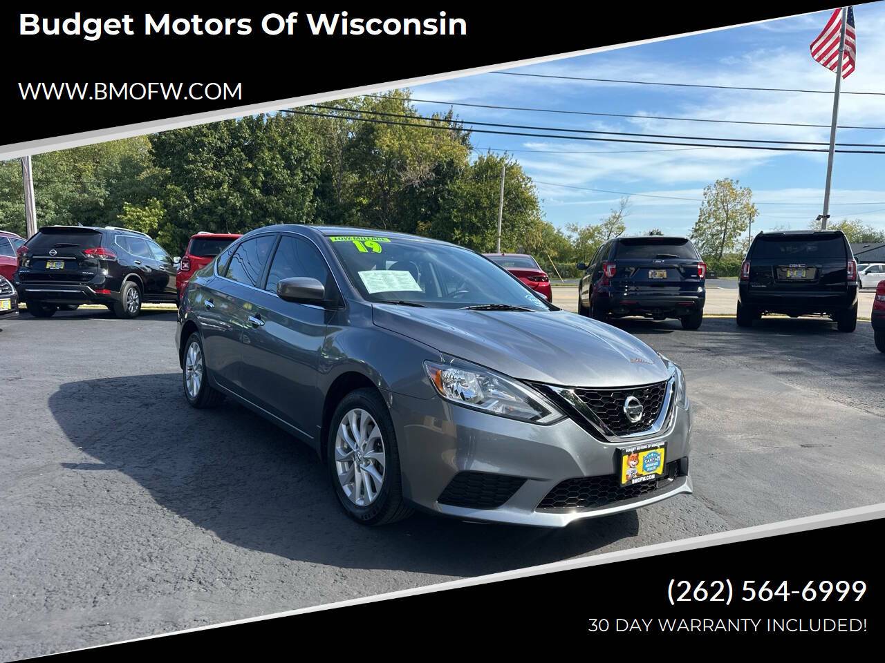 2019 Nissan Sentra SV — Sedan — 81,214 mi — Racine, WI