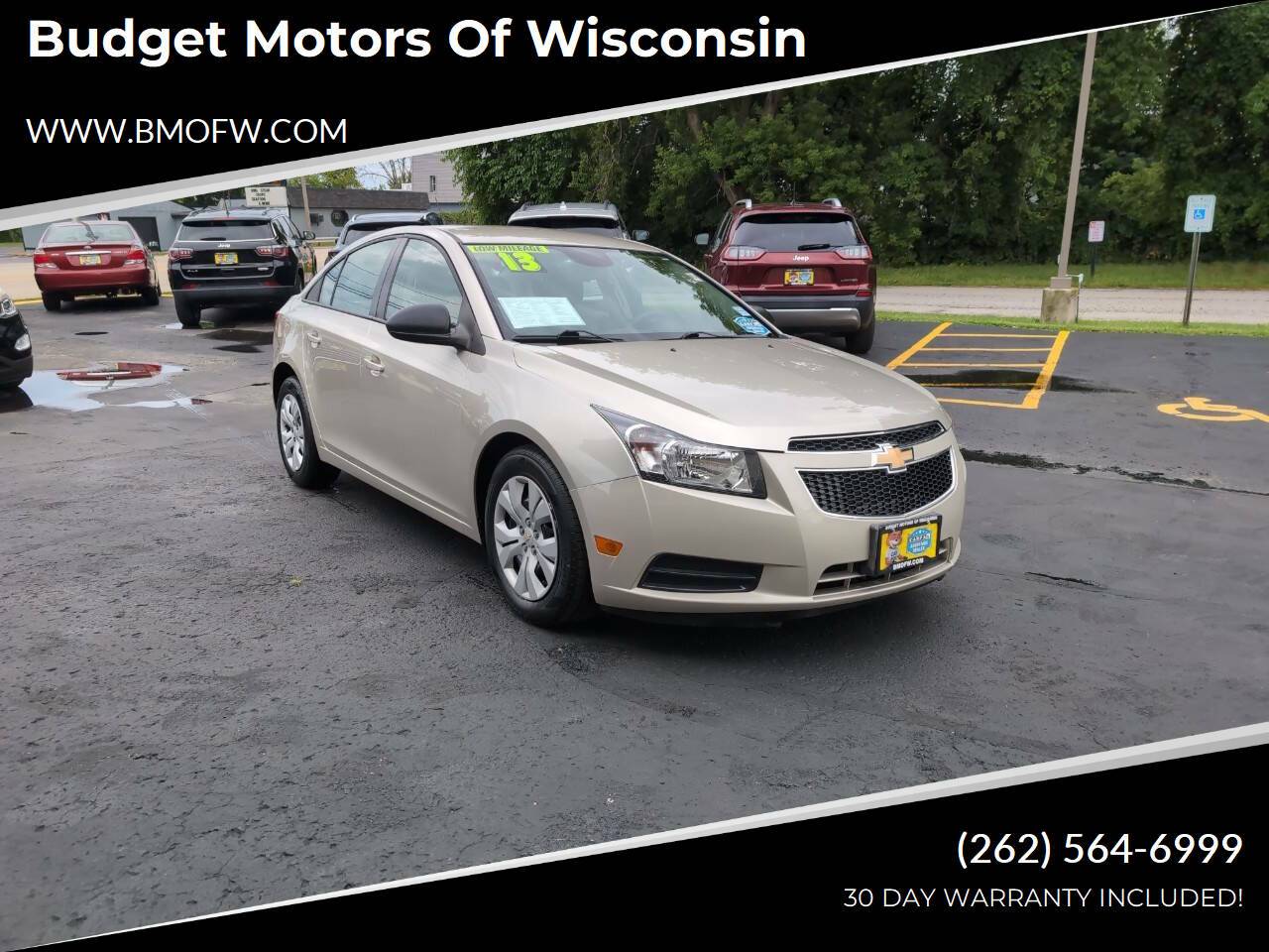 2013 Chevrolet Cruze LS — Sedan — 50,267 mi — Racine, WI