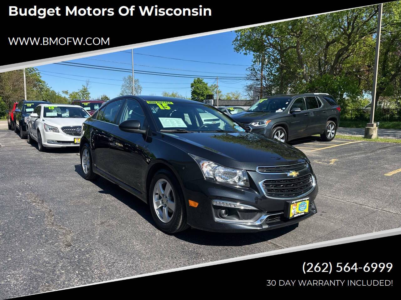 2015 Chevrolet Cruze 1LT — Sedan — 91,562 mi — Racine, WI