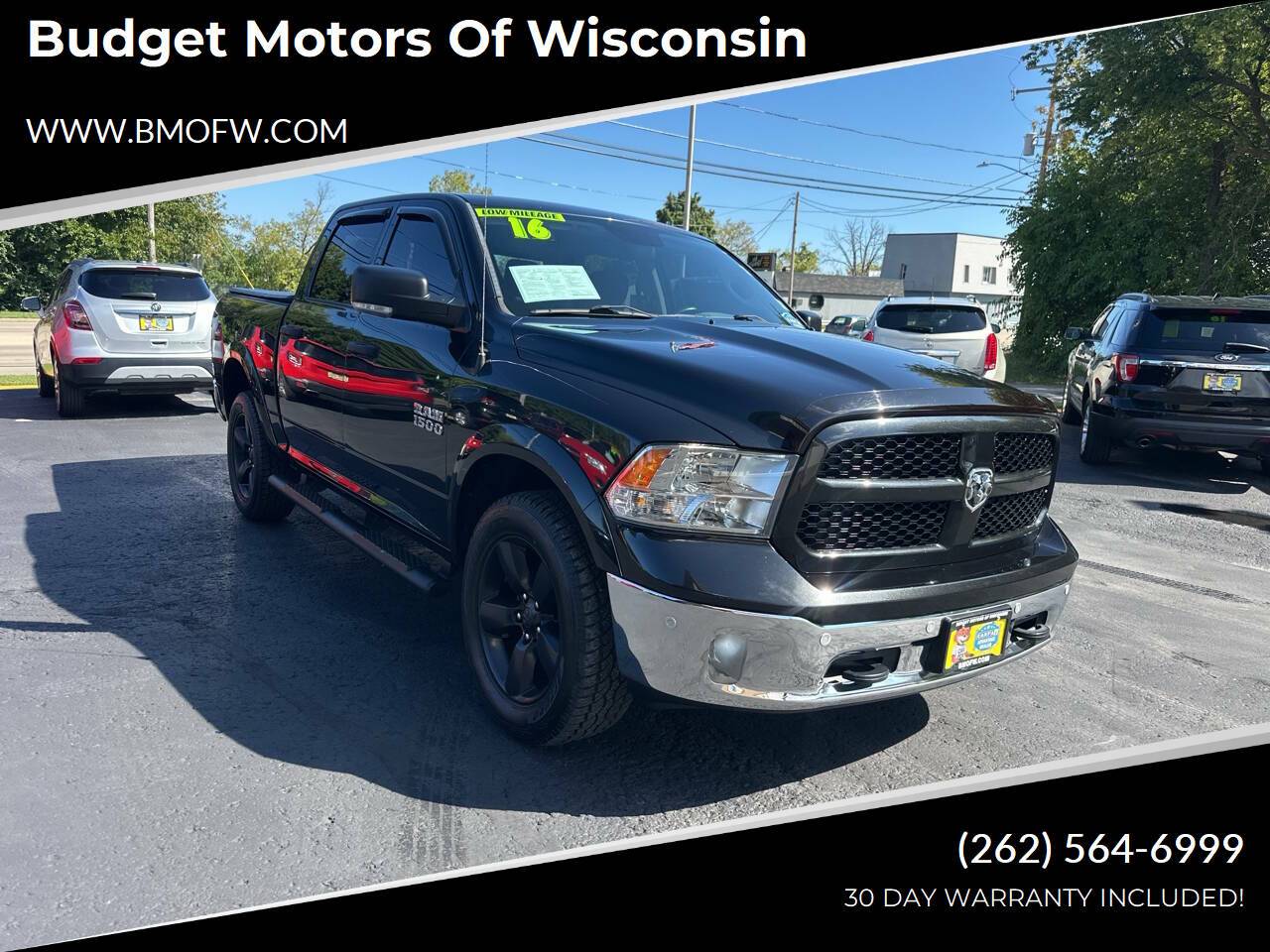 2016 Ram 1500 SLT — Pickup Truck — 92,214 mi — Racine, WI