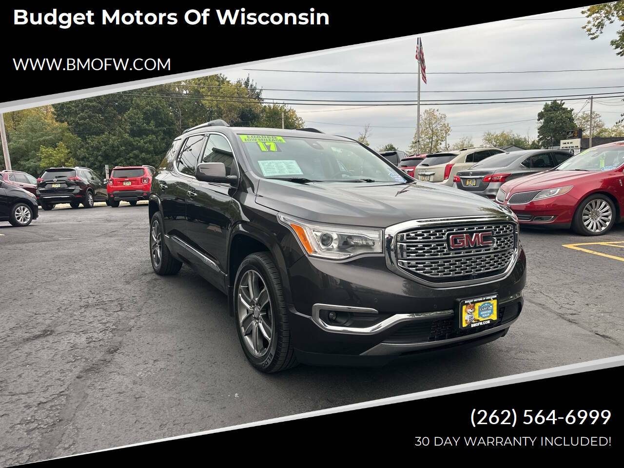 2017 GMC Acadia Denali — SUV — 89,249 mi — Racine, WI