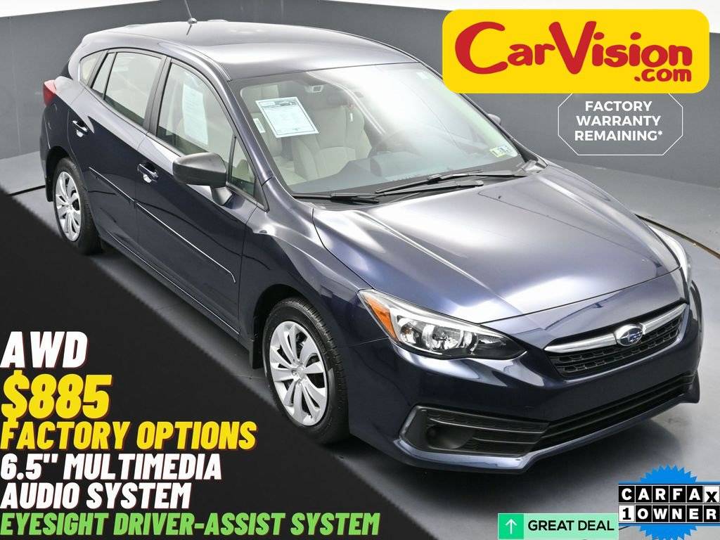 2021 Subaru Impreza 2.0i — Hatchback — 8,775 mi — Trooper, PA