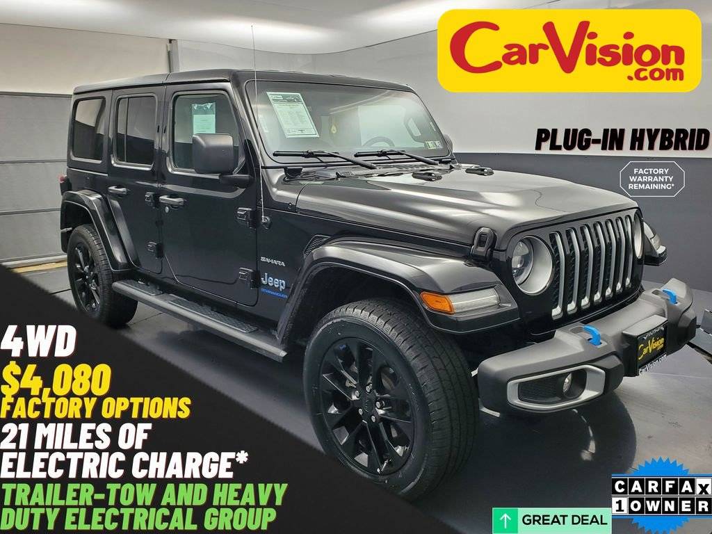 2023 Jeep Wrangler Sahara 4xe — SUV — 50,431 mi — Trooper, PA