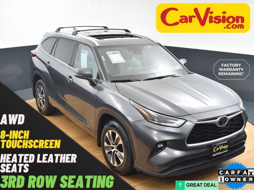 2021 Toyota Highlander XLE — SUV — 73,350 mi — Trooper, PA