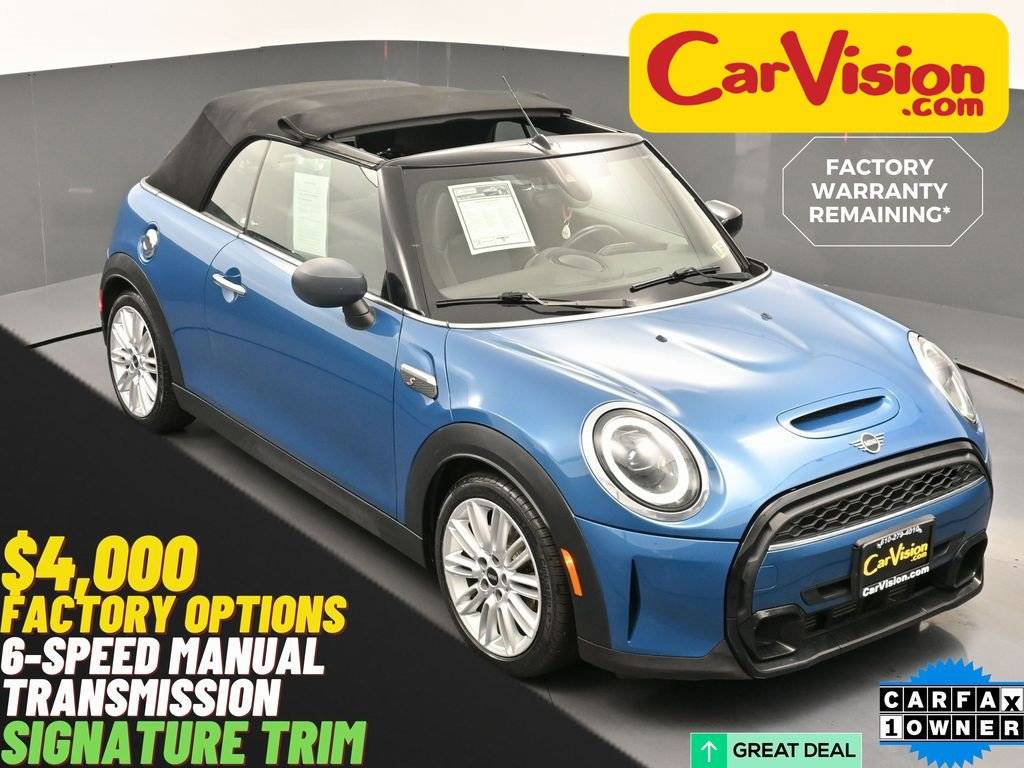 2022 MINI Convertible Cooper S — Convertible — 54,319 mi — Trooper, PA
