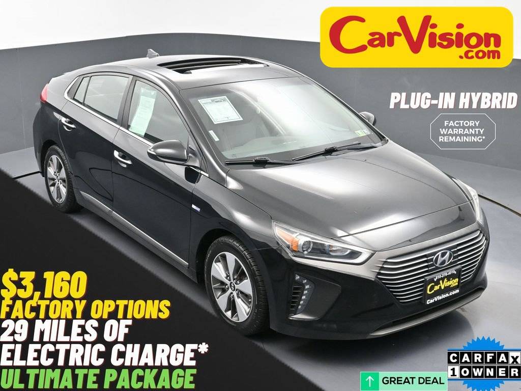 2019 Hyundai Ioniq Plug-In Hybrid Base — Hatchback — 42,294 mi — Trooper, PA