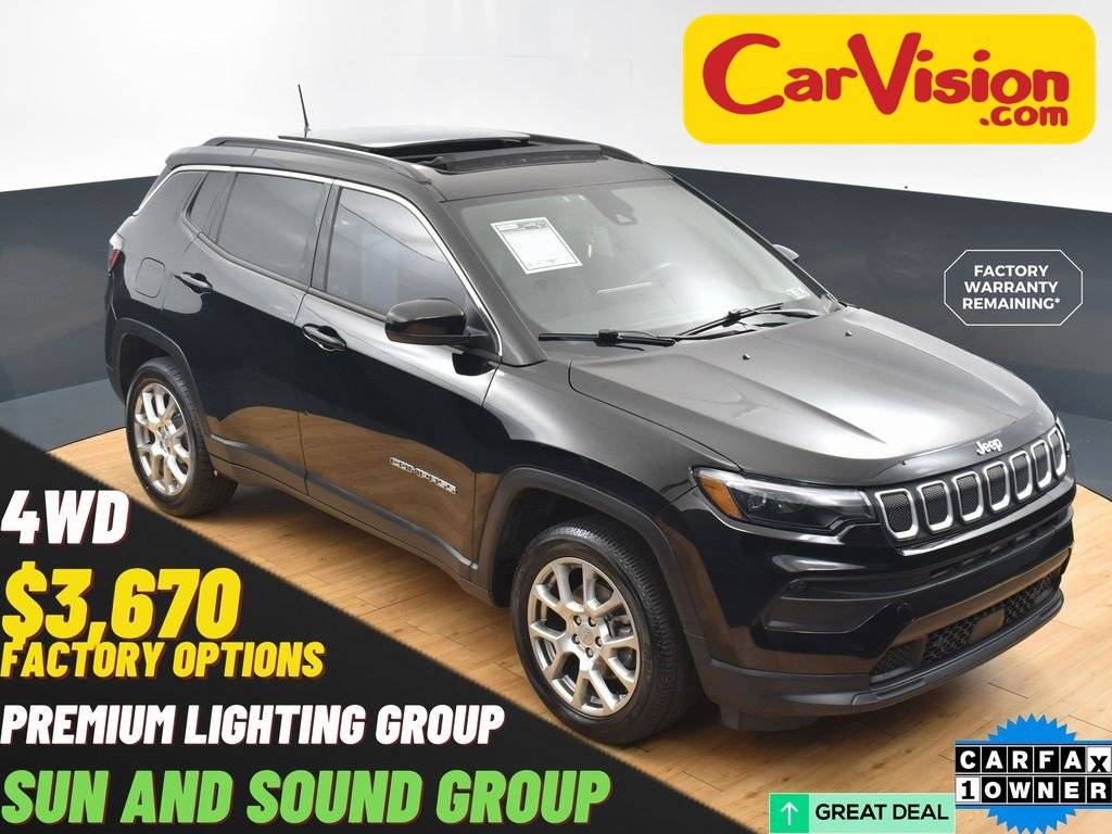 2022 Jeep Compass Latitude Lux — SUV — 27,992 mi — Trooper, PA