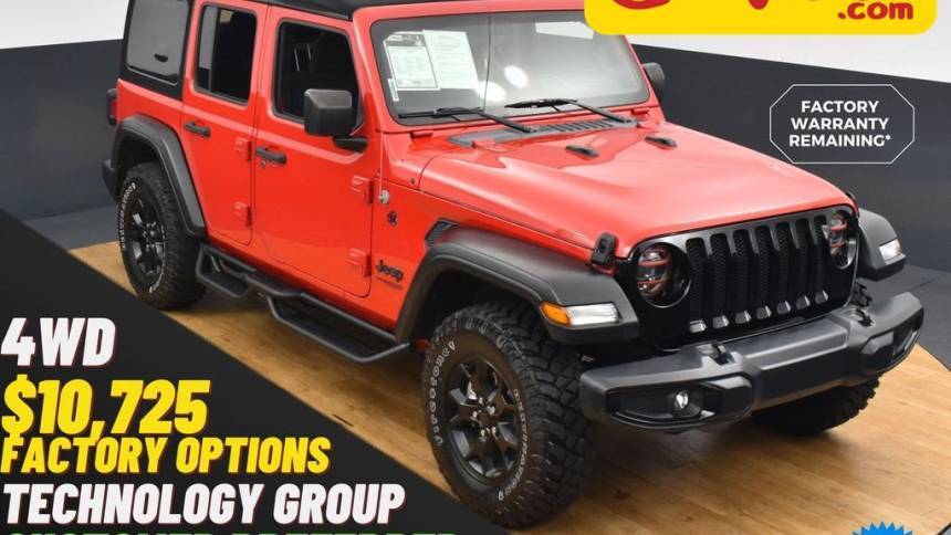 2021 Jeep Wrangler Willys — SUV — 58,917 mi — Trooper, PA