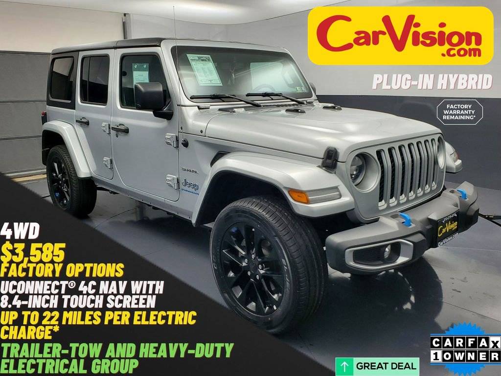 2023 Jeep Wrangler Sahara 4xe — SUV — 49,764 mi — Trooper, PA