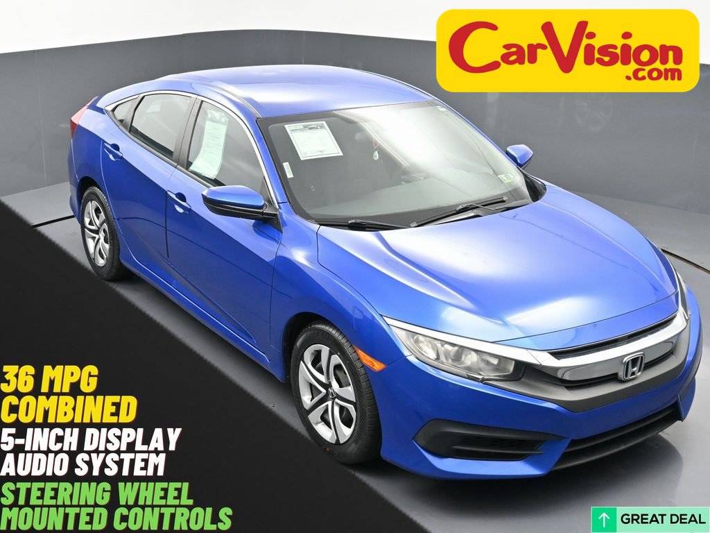 2016 Honda Civic LX — Sedan — 97,245 mi — Trooper, PA