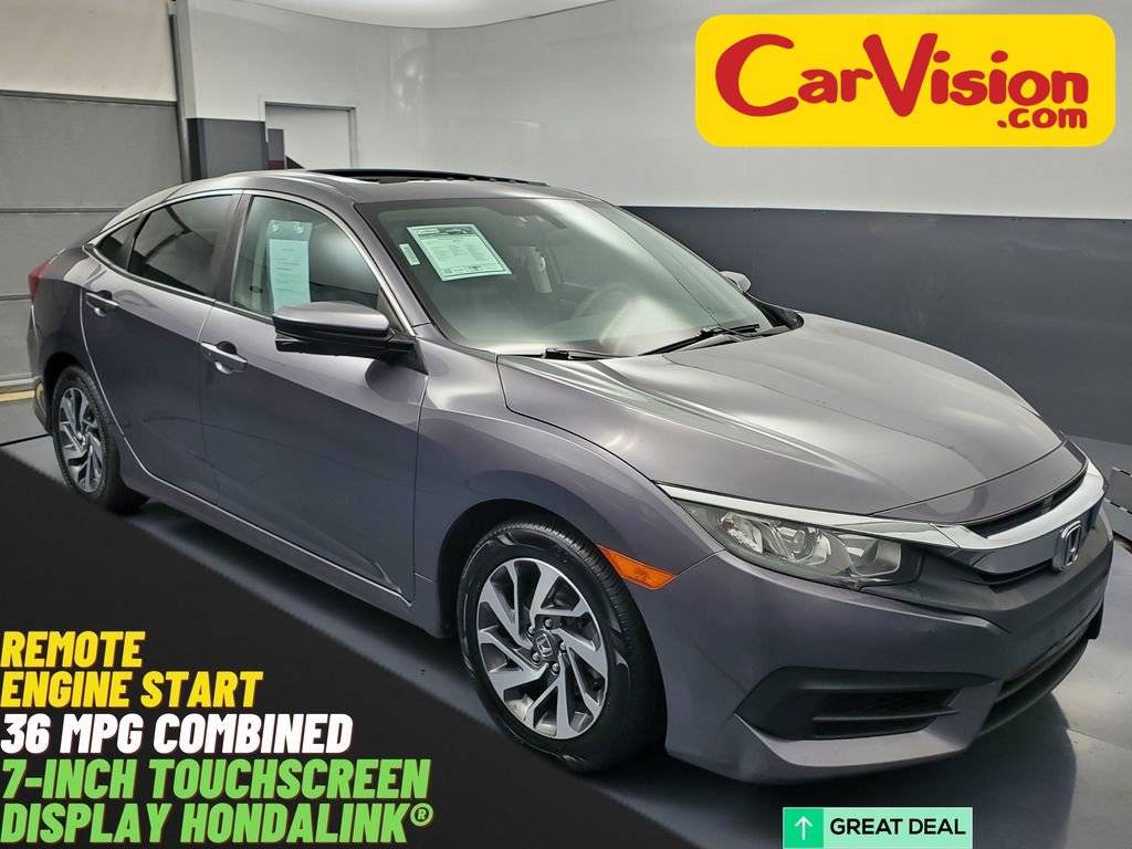 2016 Honda Civic EX — Sedan — 48,924 mi — Trooper, PA