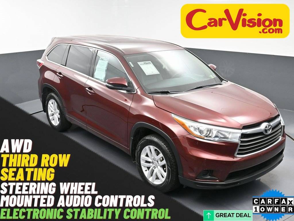2015 Toyota Highlander LE V6 — SUV — 54,605 mi — Trooper, PA