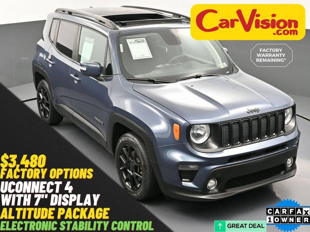 2020 Jeep Renegade Altitude — SUV — 47,843 mi — Trooper, PA