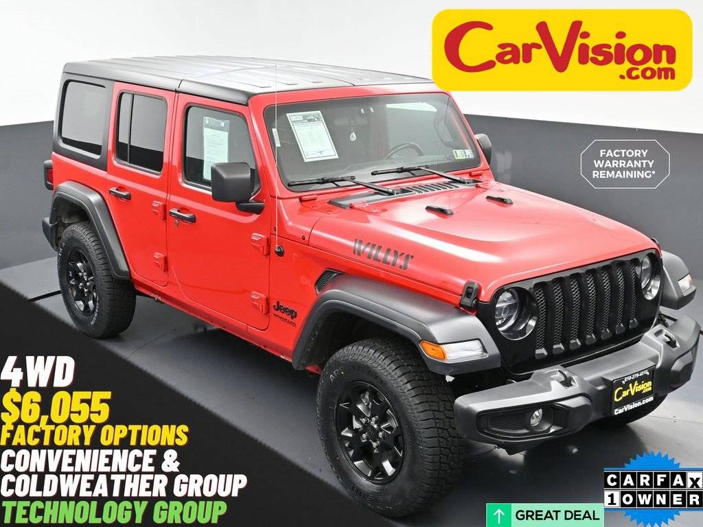 2022 Jeep Wrangler Willys — SUV — 42,365 mi — Trooper, PA