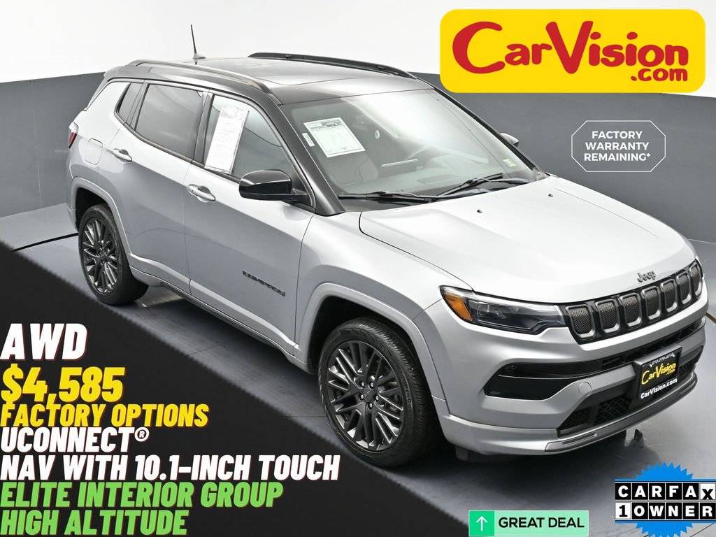 2022 Jeep Compass High Altitude — SUV — 20,018 mi — Trooper, PA