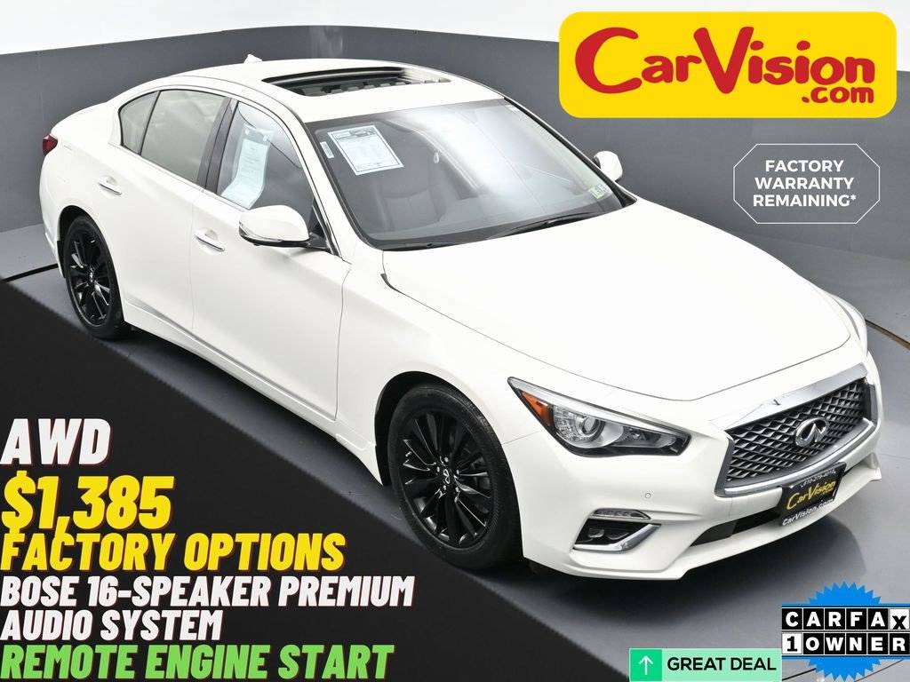 2023 INFINITI Q50 LUXE — Sedan — 6,678 mi — Trooper, PA