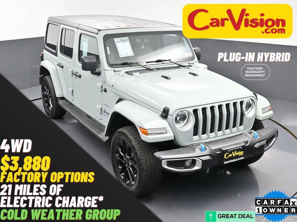 2023 Jeep Wrangler Sahara 4xe — SUV — 53,257 mi — Trooper, PA