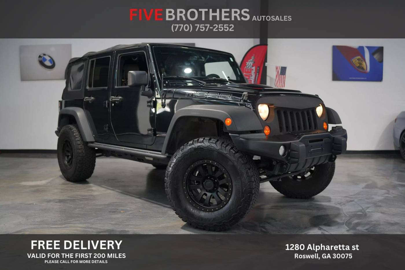 2013 Jeep Wrangler Moab — SUV — 106,485 mi — Roswell, GA