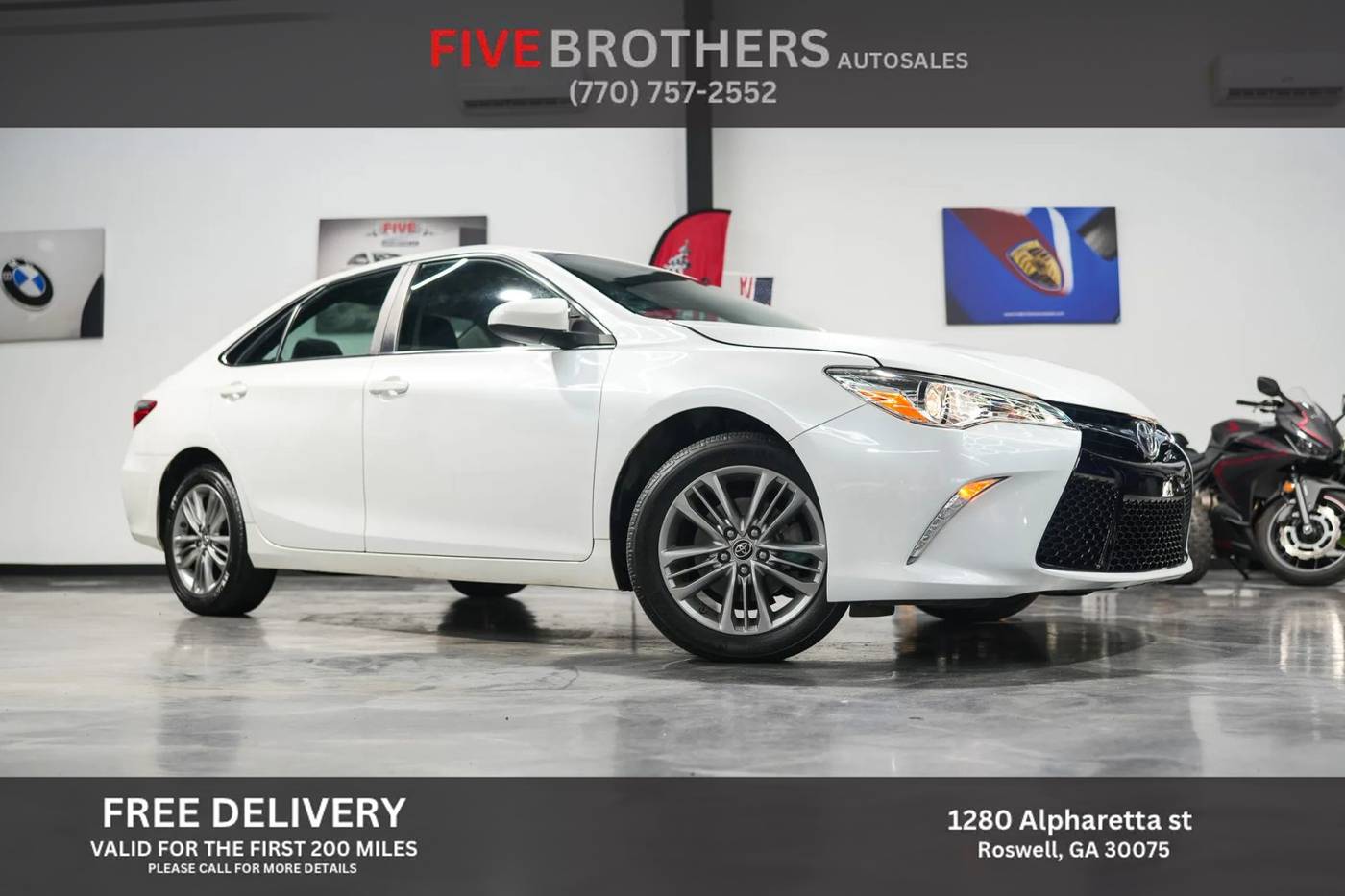 2015 Toyota Camry SE — Sedan — 65,055 mi — Roswell, GA