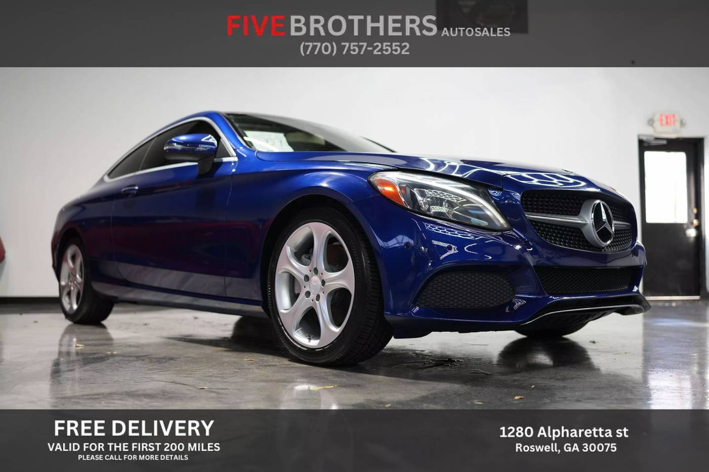 2017 Mercedes-Benz C-Class C 300 — Coupe — 57,542 mi — Roswell, GA