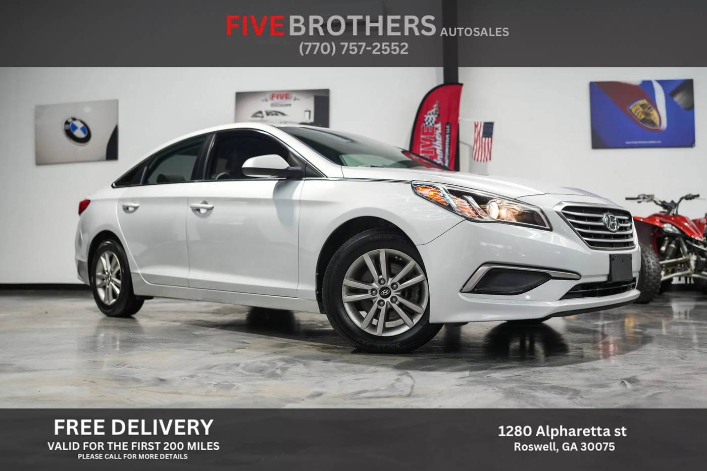 2017 Hyundai Sonata SE — Sedan — 141,659 mi — Roswell, GA