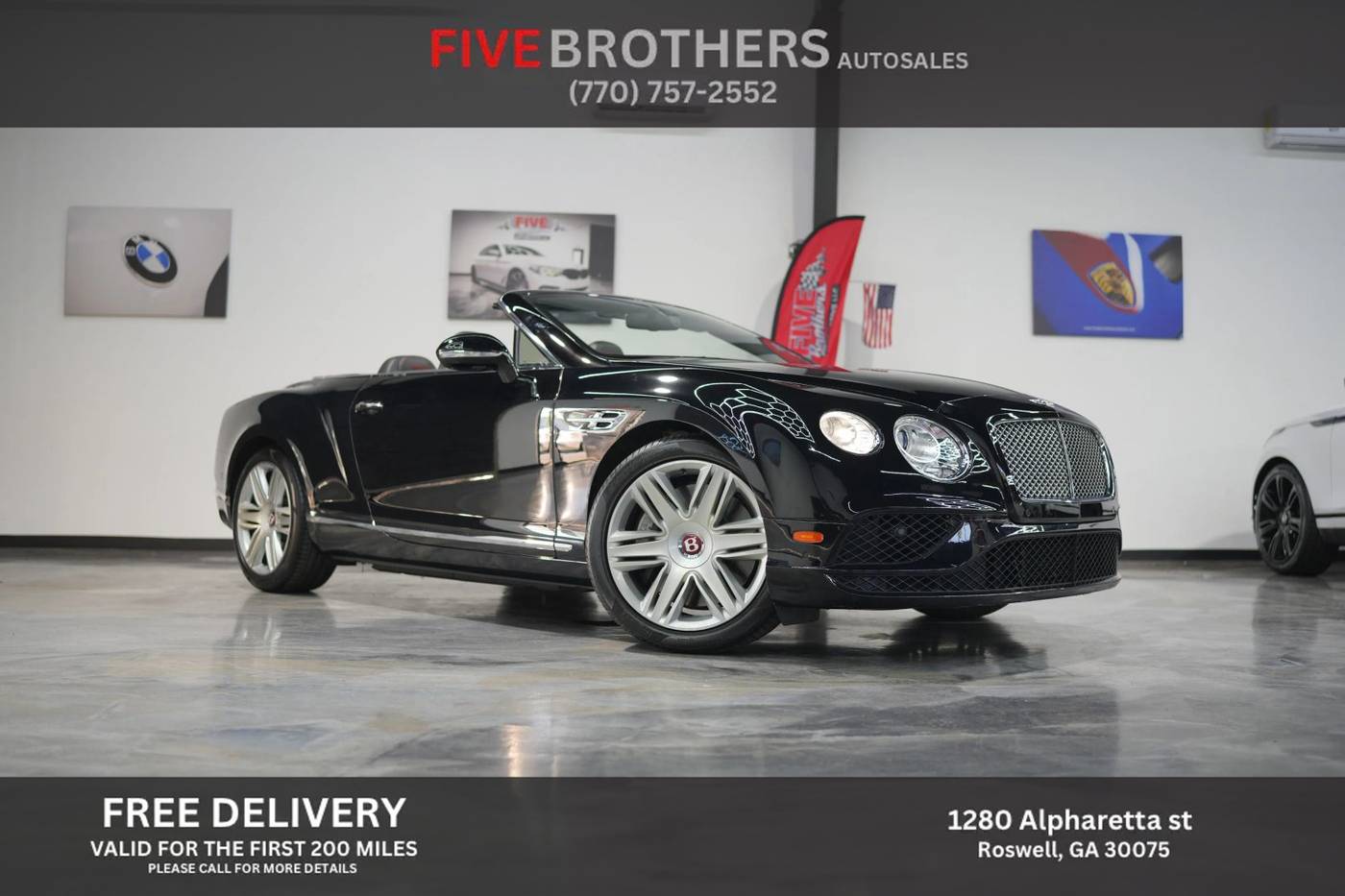 2017 Bentley Continental GT V8 — Convertible — 37,719 mi — Roswell, GA
