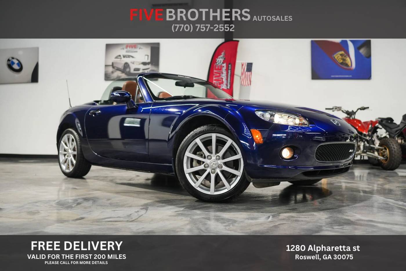 2007 Mazda MX-5 Miata Grand Touring PRHT — Convertible — 44,530 mi — Roswell, GA